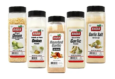 Badia/Garlic/Onion/Minced/Flakes/Powder/Ground/Granulated/Dried/en Polvo/Molido • $12.34