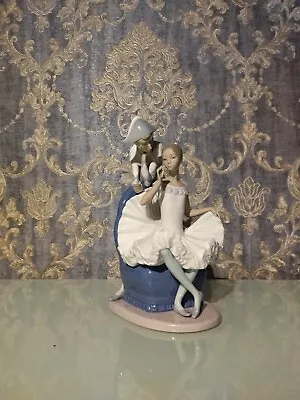 Nao By Lladro Retired Harlequin & Ballerina A Dream Come True 384 Figurine Large • £190