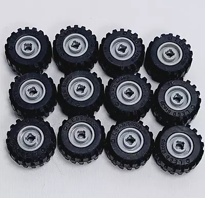 LEGO Black Wheel Tyre 21 X 12 Tire Assembly Grey 6014/ 87697 Vehicle X12 M • $22.99