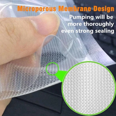 $6.30 • Buy Food Vacuum Sealer Rolls Bags Vaccum Food Storage Saver Pack Embossed~ Seal F7L0