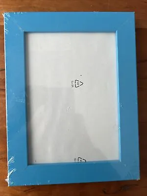 IKEA - NYTTJA Picture Frame X2 - Blue Turquoise 5 X7   Discontinued Boho Modern • £25.72