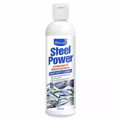 Hillmark Steel Power Heavy Duty Cookware & Metal Surface Cleaner 250ml H88 • $21.50