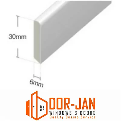 £12.98 • Buy 5m X 30mm White UPVC Plastic Trim Cloaking Fillet Window Bead COILED