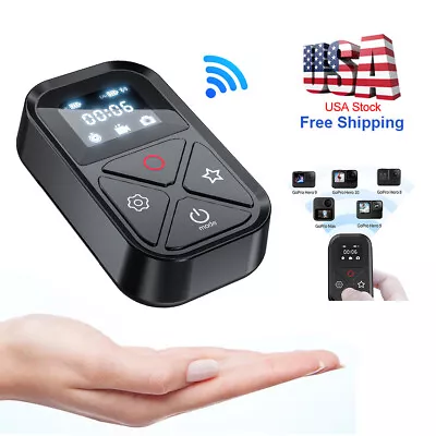 For GoPro Hero 12/ 11/10 /9/8 80M Wifi Bluetooth Remote Control W/ Shortcut Key • $21.96