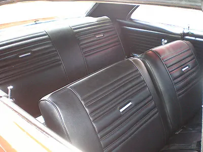 $1499 • Buy 1967 Chevelle Hardtop Deluxe Bench Seat Interior Kit Black