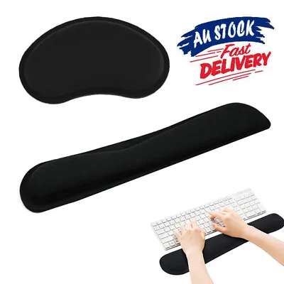 $9.85 • Buy Keyboard Wrist Rest Pad Mouse Gel Wrist Rest Support Cushion Memory Foam