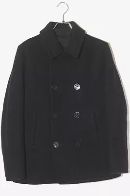 Mr. Mr. Wool Melton P Coat Pea L Navy Mg-Ot03 / Men'S • $136.01