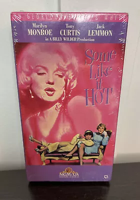 SOME LIKE IT HOT MGM/UA VHS Marilyn Monroe Tony Curtis Jack Lemmon NEW SEALED • $2.99