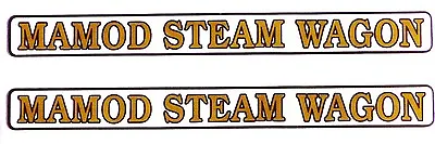 Genuine Mamod  Flat Bed  Decals/ Stickers Steam Wagon • $9.37