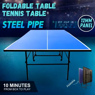 Foldable Table Tennis Ping Pong Table Family Game Free Delivery ✅ • $235.95