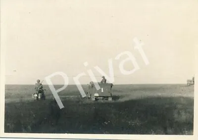 Photo Wk 2 Military Vehicle Armed Forces Soldiers Bike Eastern Front A1.52 • $37.85