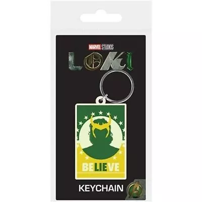 Bn Official Licensed Marvel Loki Believe Keyring Keychain • £5
