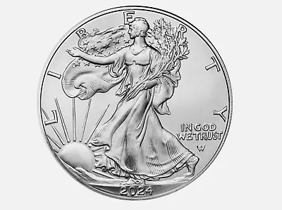 2024 American Eagle Walking Liberty 1 Troy Oz 999 Fine Silver Bullion Coin New • $30