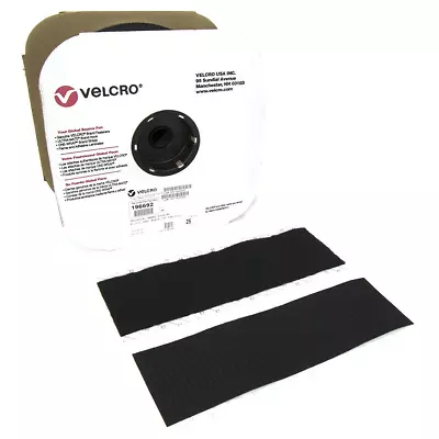 4  Wide VELCRO® Brand High Tack Self Adhesive Tape Strip Set -12 Inches - UNCUT • $15.95