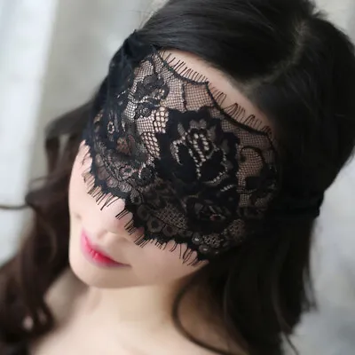 Sexy Lace Eye Mask Blindfold Masquerade Party Women Nightwear Fancy Costume Game • $5.99