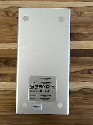 G-Technology G-RAID 4TB External Hard Drive (Model: 0G03240) - No Power Adapter • $40