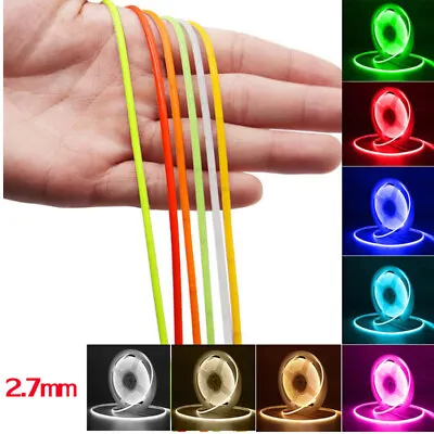 12V COB LED Tape Light Strip 480LEDs Super Slim 2.7mm For Car Room Home Kitchen • $22.60