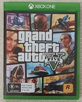 Grand Theft Auto V (Xbox One 2014) Complete Free Postage • $18.95