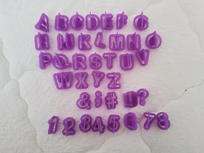 Fondant Icing Letter And Number Cutters • £5