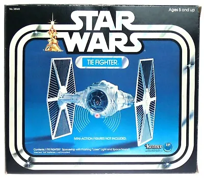 Vintage 1978 Kenner Star Wars TIE Fighter W/Insert Near Mint 1st LP Box Works • $899.99