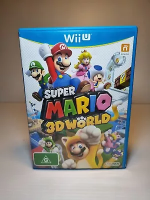 Nintendo Wii U Super Mario 3D World - COMPLETE With MANUAL • $12