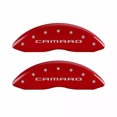 MGP Front/Rear Caliper Covers-Red Chevrolet Camaro; 14033SCR5RD • $252.67