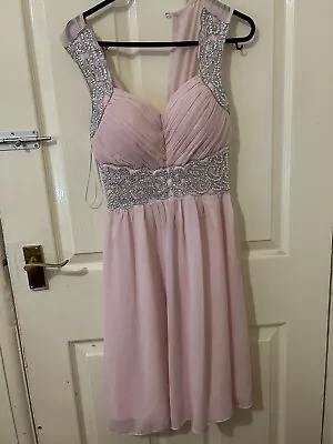 Quiz Pink Sequin Dress XS • £8