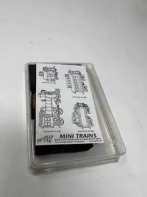 STAMPIN UP MINI TRAIN Rubber Stamps 1995 Vintage • $8