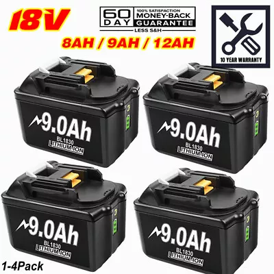 18V Battery For Makita BL1860 18 Volt Lithium-ion BL1850 BL1830 BL1840 BL1860B • £19.89