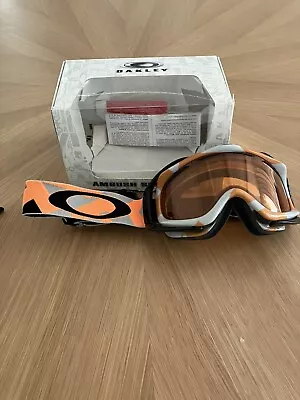 Oakley Snow Goggles Ambush Snow Factory Slant Orange/Grey  • $50