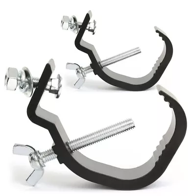 2x Black Metal Lighting G-Clamps Essex • £21.40