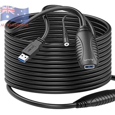 $82.25 • Buy Active USB Extension Cable 32FT USB 3.0 Extension Cable Male To Female Long 10M 