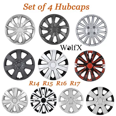 14  15  16  17  Set Of 4 Wheel Covers Snap On Full Hubcaps R14 R15 R16 R17 Dodge • $50.99