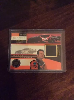 2002 Press Pass Robby Gordon Race Used Car Cover #ed 96/260 NASCAR  • $3