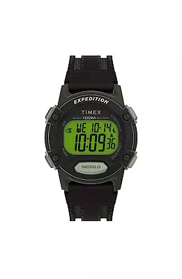 TIMEX Men's Expedition Chrono Digital Watch Indiglo Alarm Timer TW4B24400 NEW • $33.99