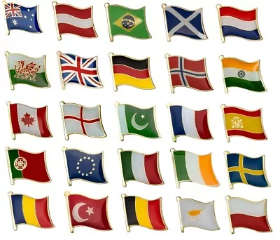 £2.69 • Buy National Country Flag Lapel / Pin Badge High Quality *** Over 100 Countries ***