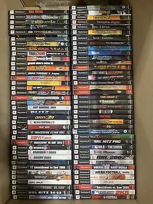 Playstation 2 Games Make Your Bundle Cleaned And Tested See Description For Info • $5.99