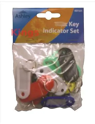 5 10 25 50 Key Tags Identity Tag RINGS COLOURED PLASTIC ID NAME CARD FOB Keys • £2.38