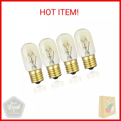 MEQIQTEK Whirlpool Microwave Light Bulb 40Watt - Microwave Light Bulbs Under Hoo • $8.65