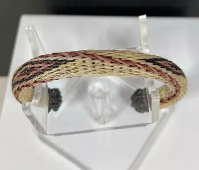 Vintage Native American Hand Made Braided Horse Hair Bracelet • £38.91