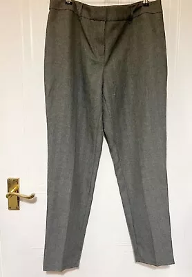 George Grey Patterned  Work Trousers Size 10 Short Length Inside Leg 27 Inch • £5.99