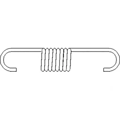 Hand Throttle Return Spring 1695472M1 Fits Massey Ferguson 240 243 360 390 543 • $10.99