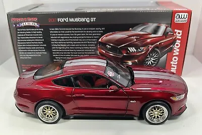 AutoWorld 1/18 Scale 2017 FORD MUSTANG GT”Drift Car Version”GMP WHEELS • $129.99