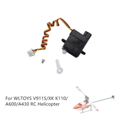 $12.99 • Buy Spare RC Helicopter K110/A600/A430 Part Servo For WLTOYS Plastic Gear V911S/XK