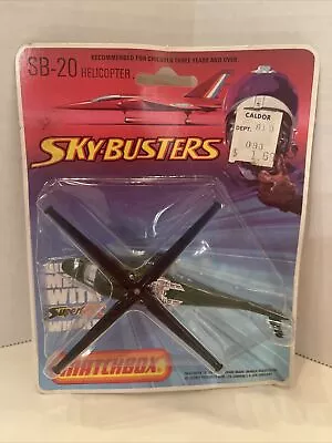 Matchbox LESNEY SuperFast Sky Busters SB20 Army Helicopter 1977 Unopened • $16