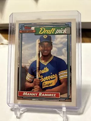 Manny Ramirez 1992 Topps Draft Pick Gold Winner Rookie Card RC #156 Cleveland • $2.75