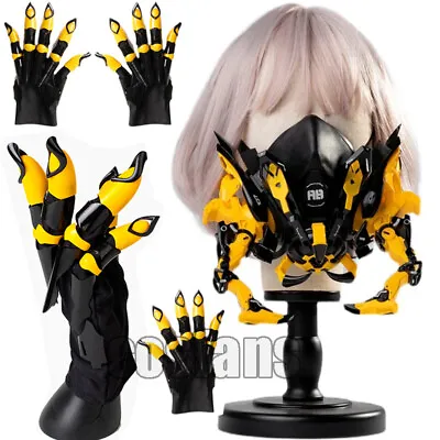 $62.88 • Buy Cyberpunk Wasp Mask Cosplay Technology Biomimetic Series Masks Gauntlets Props