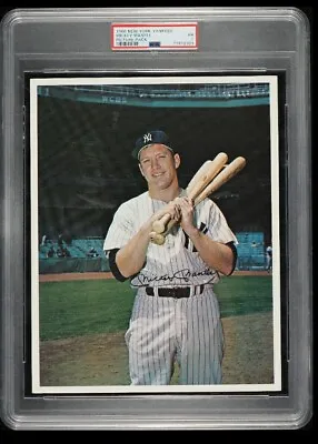 1966 New York Yankees Picture Pack MICKEY MANTLE Photo PSA 1 Low Pop Rare  • $325