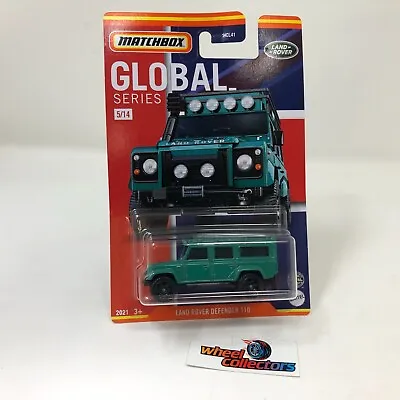 Land Rover Defender 110 * Green * Matchbox Global Series * AP7 • $3.59