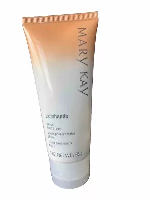Mary Kay Satin Hands Peach Hand Cream Lotion 3 Oz New • $16.25